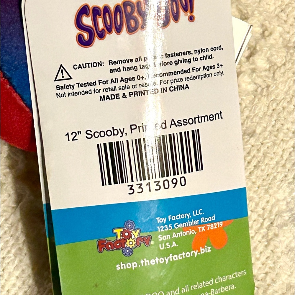 Scooby Doo - Rainbow Chibi Plush 7 Inches Tall by Toy Factory NWT - Picture 12 of 12